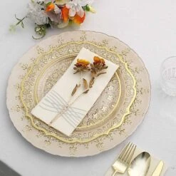 8 Round 13" Monaco Style Glass Charger Plates - Gold 18 8 Round 13" Monaco Style Glass Charger Plates - Gold -Optimal Home Decoration 8 pcs 13 round glass charger plates with monaco ornate design gold chrg glas0009 gold 30751443288127