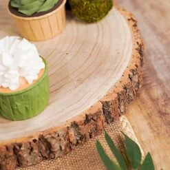 8" Tall 2 Tier Round Natural Wooden Stand Dessert Server Centerpiece - Brown 25 8" Tall 2 Tier Round Natural Wooden Stand Dessert Server Centerpiece - Brown -Optimal Home Decoration 8 tall 2 tier round natural wooden stand dessert server centerpiece brown cake wod001 612 nat 28389405556799