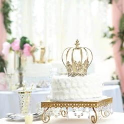 8" Tall Metal Royal Crown Fleur-de-lis Cake Topper Centerpiece Decorations - Gold 13 8" Tall Metal Royal Crown Fleur-de-lis Cake Topper Centerpiece Decorations - Gold -Optimal Home Decoration 8 tall metal royal crown fleur de lis cake topper centerpiece decorations gold cake crown05 8 gold 28537616367679