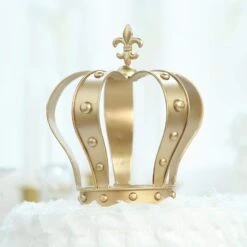8" Tall Metal Royal Crown Fleur-de-lis Cake Topper Party Centerpiece Decorations - Gold 13 8" Tall Metal Royal Crown Fleur-de-lis Cake Topper Party Centerpiece Decorations - Gold -Optimal Home Decoration 8 tall metal royal crown fleur de lis cake topper party centerpiece decorations gold cake crown04 7 gold 28560560488511