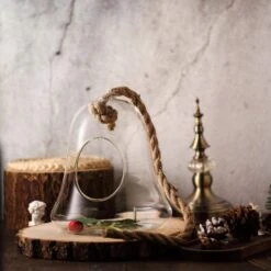 9" Tall Glass Bell Floating Terrarium - Clear 14 9" Tall Glass Bell Floating Terrarium - Clear -Optimal Home Decoration 9 tall glass bell floating terrarium clear glas rnd11 9 clr 28506395312191