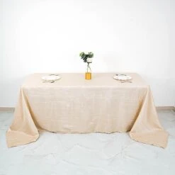 90" X 132" Accordion Metallic Crinkled Taffeta Rectangular Tablecloth -Optimal Home Decoration 90 x 132 accordion metallic crinkled taffeta rectangular tablecloth 28966179143743