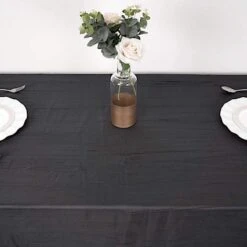 90" X 132" Accordion Metallic Crinkled Taffeta Rectangular Tablecloth -Optimal Home Decoration 90 x 132 accordion metallic crinkled taffeta rectangular tablecloth 28966179373119