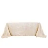 90" X 132" Accordion Metallic Crinkled Taffeta Rectangular Tablecloth -Optimal Home Decoration 90 x 132 accordion metallic crinkled taffeta rectangular tablecloth tab acrnk 90132 081 28966178914367