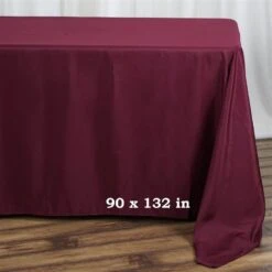 90" X 132" Polyester Rectangular Tablecloth 32 90" X 132" Polyester Rectangular Tablecloth -Optimal Home Decoration 90 x 132 polyester rectangular tablecloth 29012087603263