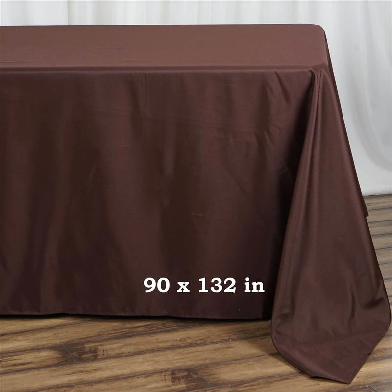 90" X 132" Polyester Rectangular Tablecloth 19 90" X 132" Polyester Rectangular Tablecloth - Image 17
