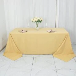 90" X 132" Premium Polyester Rectangular Tablecloth 40 90" X 132" Premium Polyester Rectangular Tablecloth -Optimal Home Decoration 90 x 132 premium polyester rectangular tablecloth 30760784461887