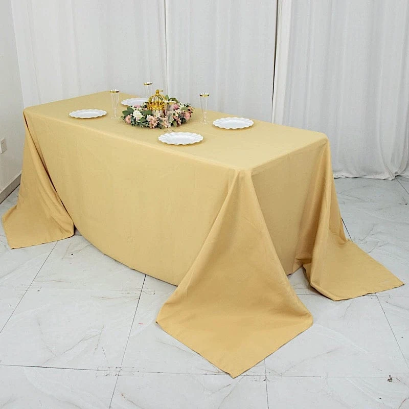 90" X 132" Premium Polyester Rectangular Tablecloth 22 90" X 132" Premium Polyester Rectangular Tablecloth - Image 20