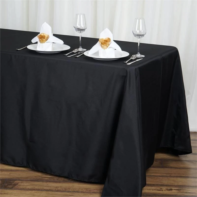90" X 132" Premium Polyester Rectangular Tablecloth 4 90" X 132" Premium Polyester Rectangular Tablecloth - Image 2