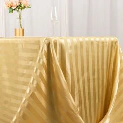 90"x132" Stripes Satin Rectangular Tablecloth Wedding Table Linen 34 90"x132" Stripes Satin Rectangular Tablecloth Wedding Table Linen -Optimal Home Decoration 90 x 132 satin stripe seamless rectangular tablecloth 31032419123263