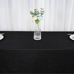 90" X 156" Accordion Metallic Crinkled Taffeta Rectangular Tablecloth 36 90" X 156" Accordion Metallic Crinkled Taffeta Rectangular Tablecloth -Optimal Home Decoration 90 x 156 accordion metallic crinkled taffeta rectangular tablecloth 28966248316991