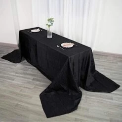 90" X 156" Accordion Metallic Crinkled Taffeta Rectangular Tablecloth 37 90" X 156" Accordion Metallic Crinkled Taffeta Rectangular Tablecloth -Optimal Home Decoration 90 x 156 accordion metallic crinkled taffeta rectangular tablecloth 28966248349759