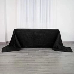 90" X 156" Accordion Metallic Crinkled Taffeta Rectangular Tablecloth 39 90" X 156" Accordion Metallic Crinkled Taffeta Rectangular Tablecloth -Optimal Home Decoration 90 x 156 accordion metallic crinkled taffeta rectangular tablecloth 28968375746623