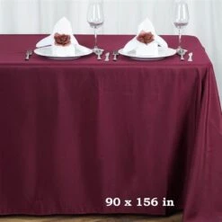 90" X 156" Polyester Rectangular Tablecloth 33 90" X 156" Polyester Rectangular Tablecloth -Optimal Home Decoration 90 x 156 polyester rectangular tablecloth 29012138393663