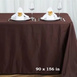 90" X 156" Polyester Rectangular Tablecloth 40 90" X 156" Polyester Rectangular Tablecloth -Optimal Home Decoration 90 x 156 polyester rectangular tablecloth 29012138655807