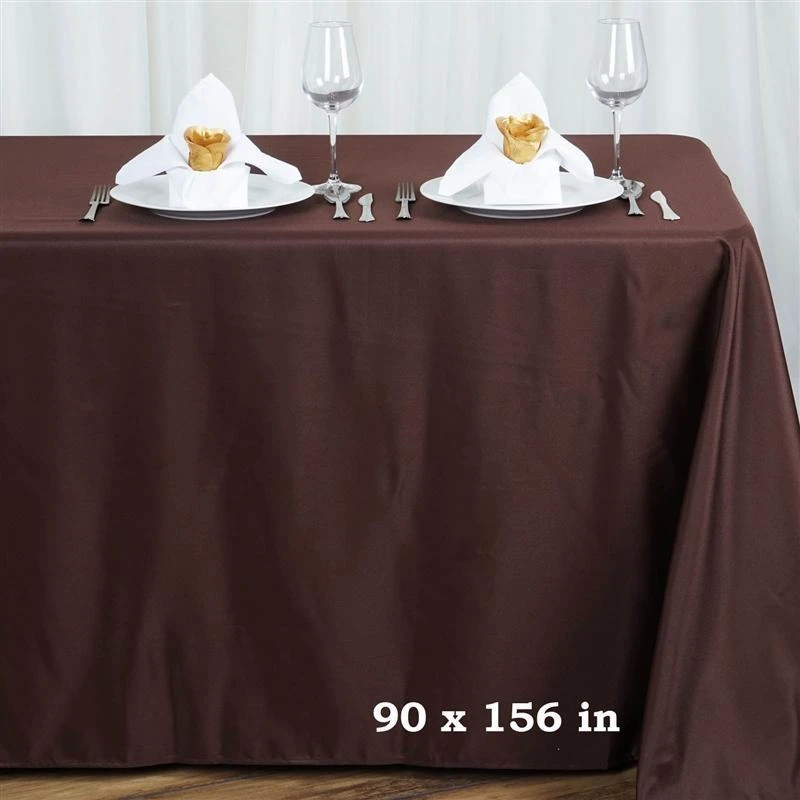 90" X 156" Polyester Rectangular Tablecloth 21 90" X 156" Polyester Rectangular Tablecloth - Image 19