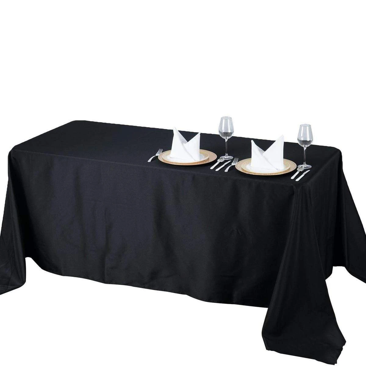 90" X 156" Premium Polyester Rectangular Tablecloth 3 90" X 156" Premium Polyester Rectangular Tablecloth
