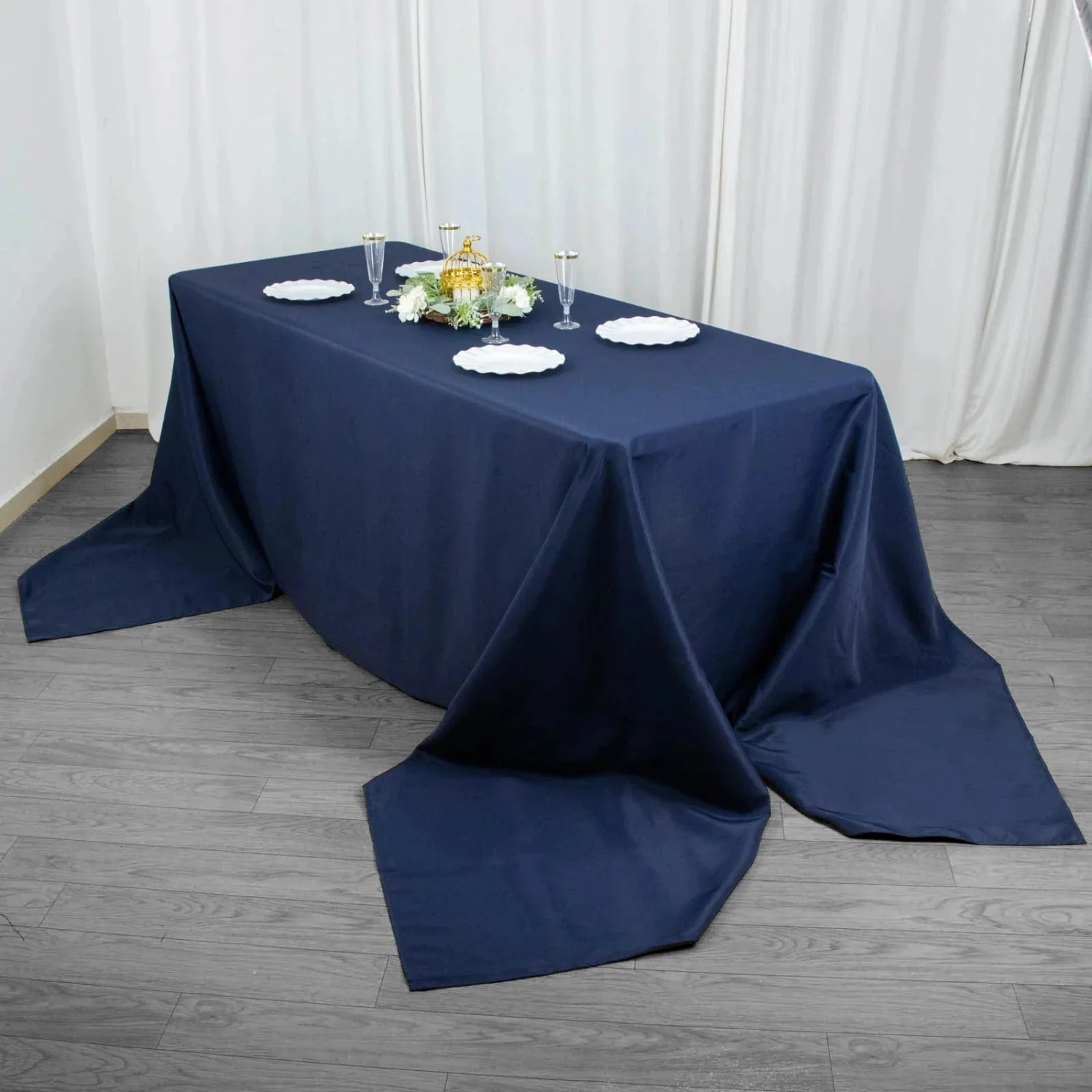 90" X 156" Premium Polyester Rectangular Tablecloth 19 90" X 156" Premium Polyester Rectangular Tablecloth - Image 17