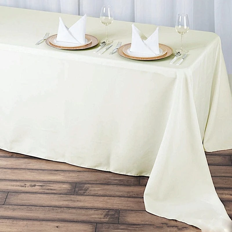 90" X 156" Premium Polyester Rectangular Tablecloth 15 90" X 156" Premium Polyester Rectangular Tablecloth - Image 13