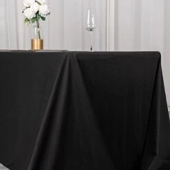 90" X 156" Scuba Polyester Rectangular Tablecloth 31 90" X 156" Scuba Polyester Rectangular Tablecloth -Optimal Home Decoration 90 x 156 scuba polyester rectangular tablecloth 30974059315263
