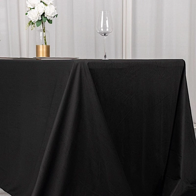 90" X 156" Scuba Polyester Rectangular Tablecloth 12 90" X 156" Scuba Polyester Rectangular Tablecloth - Image 10