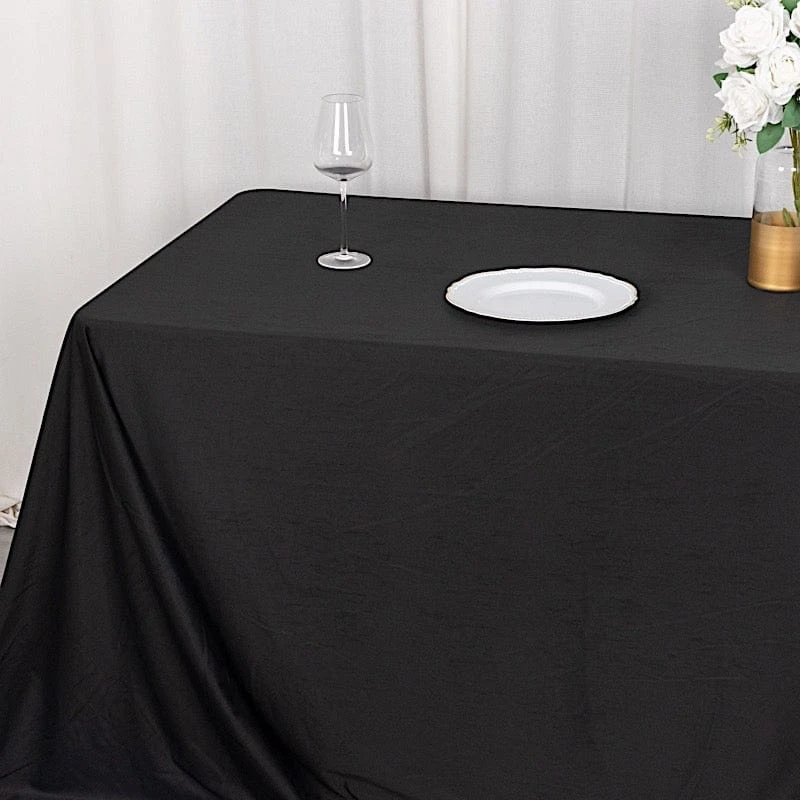 90" X 156" Scuba Polyester Rectangular Tablecloth 10 90" X 156" Scuba Polyester Rectangular Tablecloth - Image 8