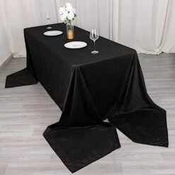 90" X 156" Scuba Polyester Rectangular Tablecloth 24 90" X 156" Scuba Polyester Rectangular Tablecloth -Optimal Home Decoration 90 x 156 scuba polyester rectangular tablecloth 30974059577407