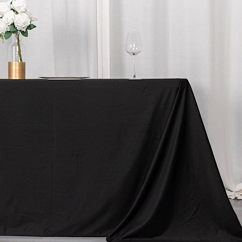 90" X 156" Scuba Polyester Rectangular Tablecloth 6 90" X 156" Scuba Polyester Rectangular Tablecloth - Image 4