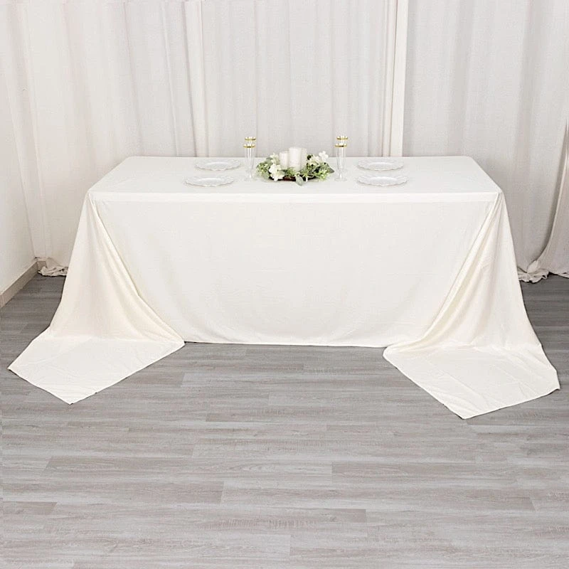 90" X 156" Scuba Polyester Rectangular Tablecloth 20 90" X 156" Scuba Polyester Rectangular Tablecloth - Image 18