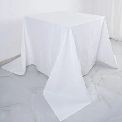 90" X 90" Cotton Square Tablecloth Wedding Linen -Optimal Home Decoration 90 x 90 cotton square tablecloth wedding linen 29255136280639