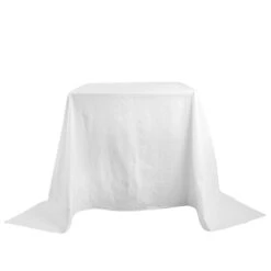 90" X 90" Cotton Square Tablecloth Wedding Linen -Optimal Home Decoration 90 x 90 cotton square tablecloth wedding linen tab cot 9090 wht 29255136182335