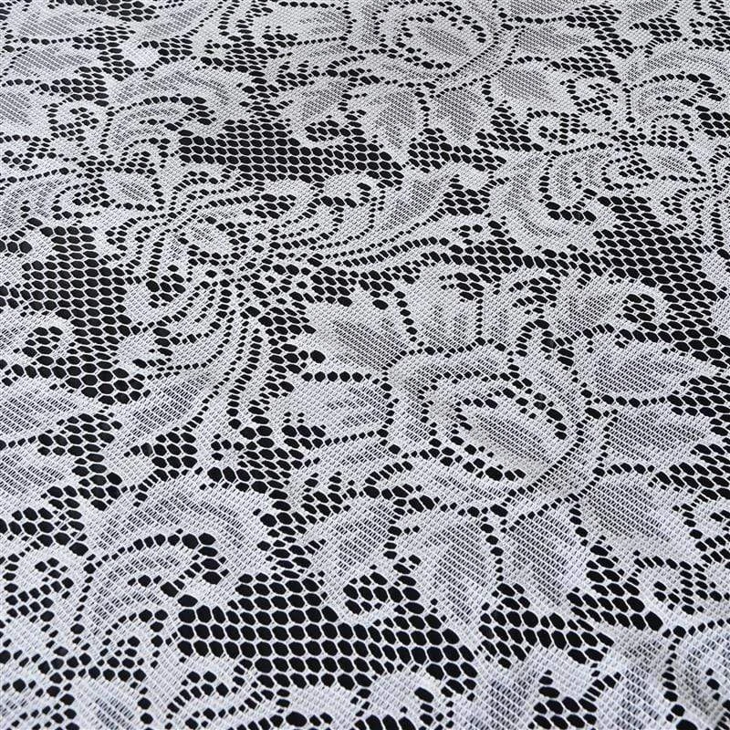 90" X 90" Flower Lace Table Overlay 6 90" X 90" Flower Lace Table Overlay - Image 4