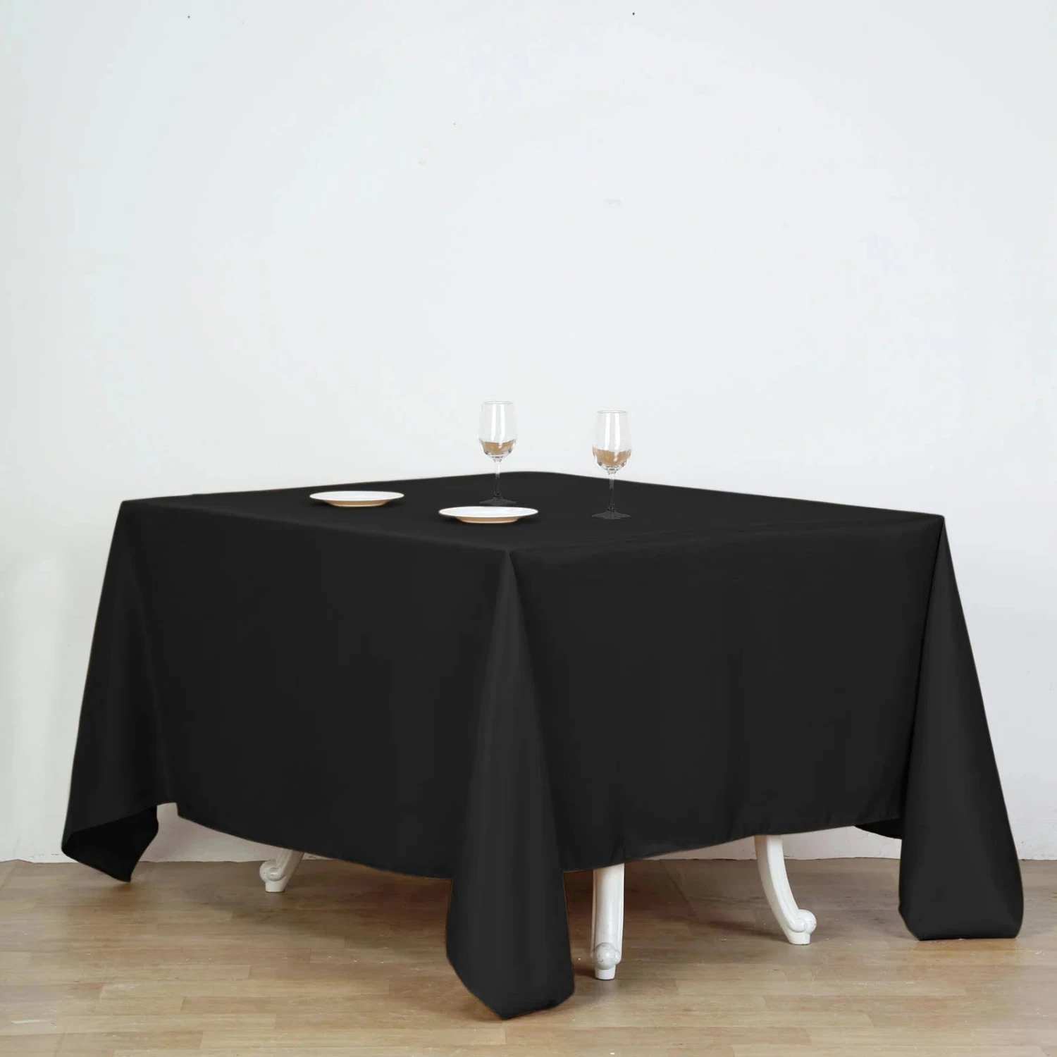 90" X 90" Premium Polyester Square Tablecloth 5 90" X 90" Premium Polyester Square Tablecloth - Image 3