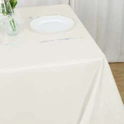 90" X 90" Premium Polyester Square Tablecloth 35 90" X 90" Premium Polyester Square Tablecloth -Optimal Home Decoration 90 x 90 premium polyester square tablecloth 30764988366911