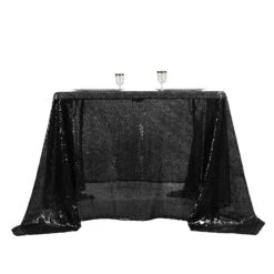 90" X 90" Sequined Table Overlay -Optimal Home Decoration 90 x 90 sequined table overlay 29065635758143