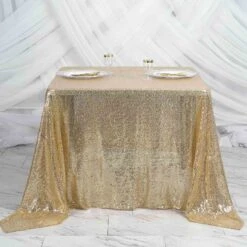 90" X 90" Sequined Table Overlay -Optimal Home Decoration 90 x 90 sequined table overlay 29066171318335