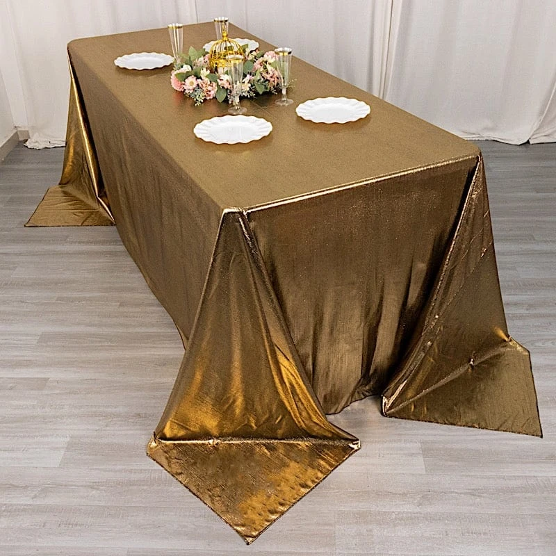 90"x132" Polyester Rectangular Tablecloth With Sequin Dots 8 90"x132" Polyester Rectangular Tablecloth With Sequin Dots - Image 6