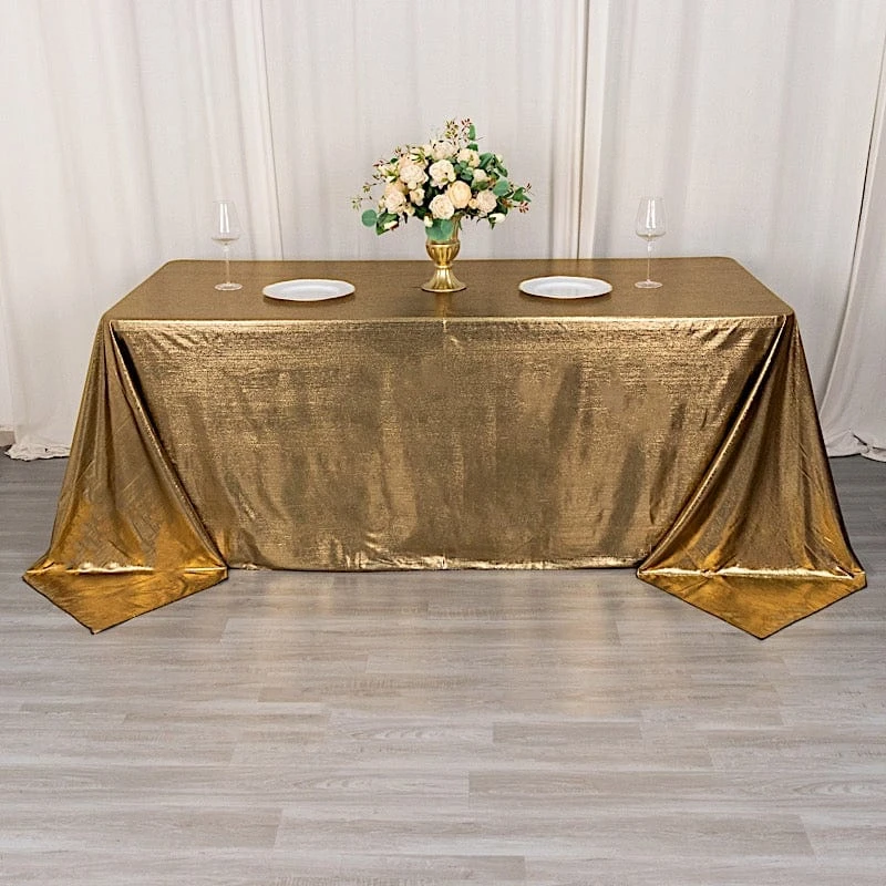 90"x132" Polyester Rectangular Tablecloth With Sequin Dots 4 90"x132" Polyester Rectangular Tablecloth With Sequin Dots - Image 2