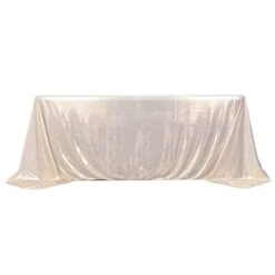 90"x132" Polyester Rectangular Tablecloth With Sequin Dots 31 90"x132" Polyester Rectangular Tablecloth With Sequin Dots -Optimal Home Decoration 90 x132 polyester rectangular tablecloth with sequin dots tab shim 90132 081 31009267777599