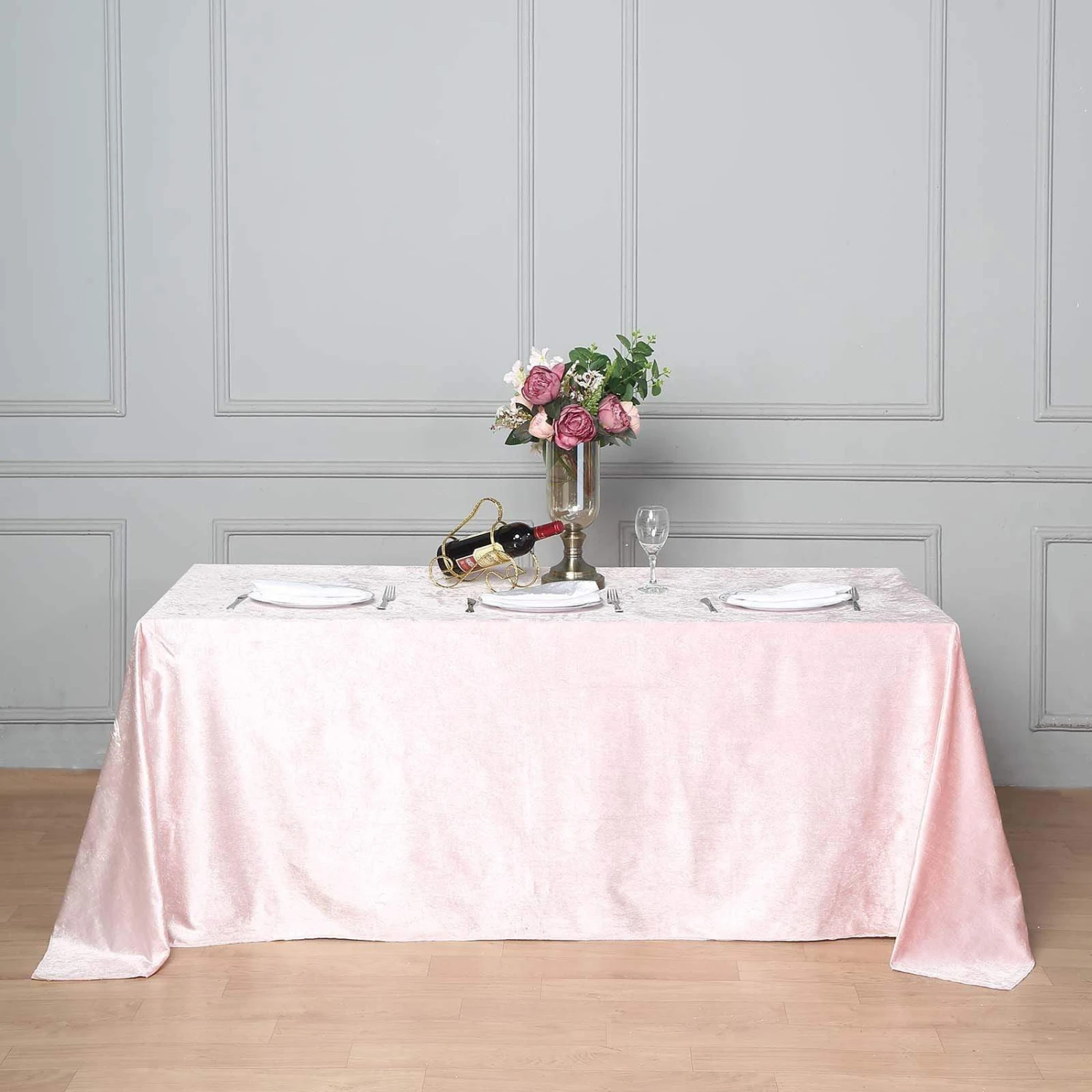 90"x132" Premium Velvet Rectangular Tablecloth 14 90"x132" Premium Velvet Rectangular Tablecloth - Image 12