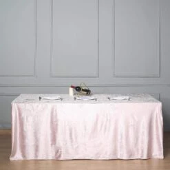90"x156" Premium Velvet Rectangular Tablecloth -Optimal Home Decoration 90 x156 premium velvet rectangular tablecloth 28966376341567