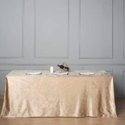 90"x156" Premium Velvet Rectangular Tablecloth -Optimal Home Decoration 90 x156 premium velvet rectangular tablecloth 28966376570943