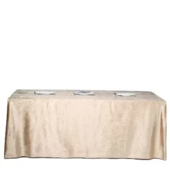 90"x156" Premium Velvet Rectangular Tablecloth -Optimal Home Decoration 90 x156 premium velvet rectangular tablecloth tab vel 90156 chmp 28966376407103