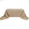 90"x156" Rectangular Faux Burlap Tablecloth - Natural -Optimal Home Decoration 90 x156 rectangular faux burlap polyester tablecloth natural tab jute03 90156 nat 29128705933375