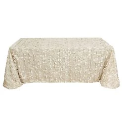 90"x156" Taffeta Rectangular Tablecloth With 3D Leaves Design 35 90"x156" Taffeta Rectangular Tablecloth With 3D Leaves Design -Optimal Home Decoration 90 x156 taffeta rectangular tablecloth with 3d leaves design tab leaf 90156 081 30778330316863