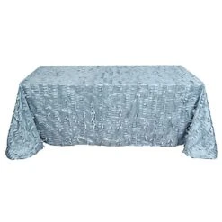90"x156" Taffeta Rectangular Tablecloth With 3D Leaves Design 41 90"x156" Taffeta Rectangular Tablecloth With 3D Leaves Design -Optimal Home Decoration 90 x156 taffeta rectangular tablecloth with 3d leaves design tab leaf 90156 086 30778330677311