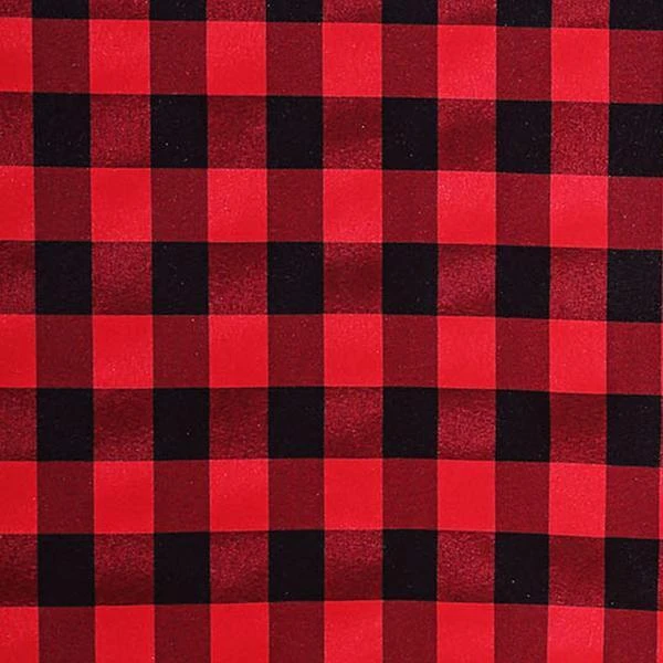 90x132" Checkered Gingham Polyester Tablecloth 12 90x132" Checkered Gingham Polyester Tablecloth - Image 10