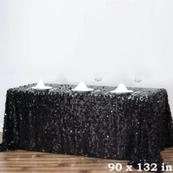 90x132" Large Payette Sequin Rectangular Tablecloth 33 90x132" Large Payette Sequin Rectangular Tablecloth -Optimal Home Decoration 90x132 large payette sequin rectangular tablecloth 28999131168831