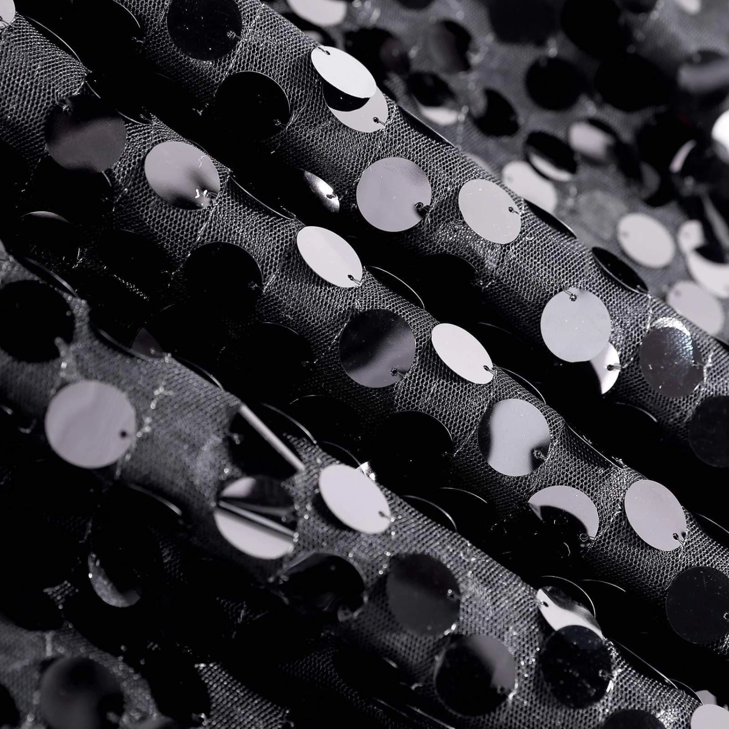 90x132" Large Payette Sequin Rectangular Tablecloth 16 90x132" Large Payette Sequin Rectangular Tablecloth - Image 14