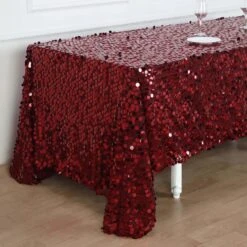 90x132" Large Payette Sequin Rectangular Tablecloth 41 90x132" Large Payette Sequin Rectangular Tablecloth -Optimal Home Decoration 90x132 large payette sequin rectangular tablecloth 28999131430975